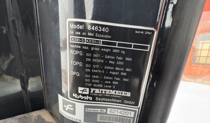 2017 Kubota KX101-3a4 full